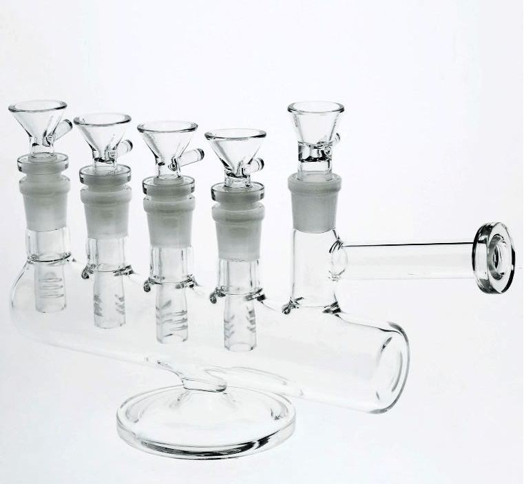 BANG EN VERRE FIVE DOUILLE - Accessoires Fumeur 420 | Professionnels de Bangs, Pipe a Eau et CBD