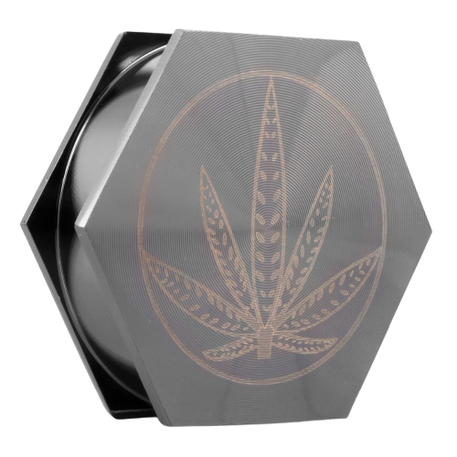 Plateau à rouler tabac métal feuille de cannabis chanvre