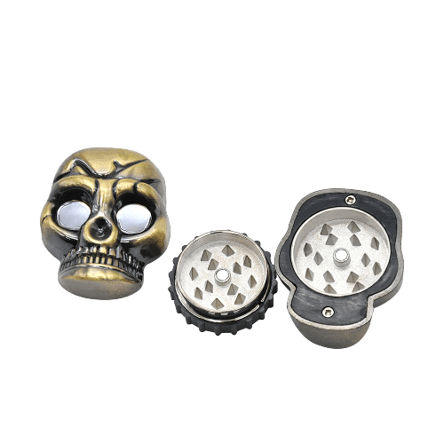 grinder crâne métal deux paties
