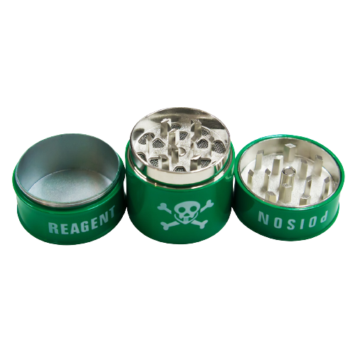 grinder métal baril poison 3 parties