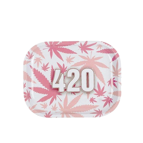PLATEAU A ROULER ROSE 420