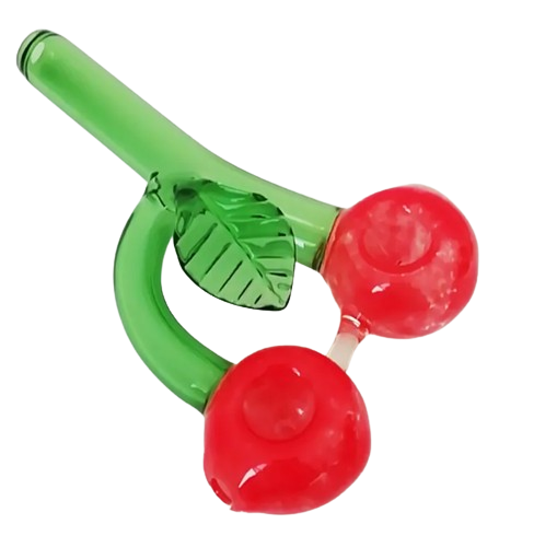 PIPE EN VERRE CERISE