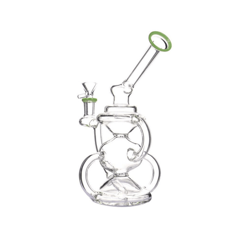 RIG EN VERRE VORTEX 18 CM - Accessoires Fumeur 420 | Professionnels de Bangs, Pipe a Eau et CBD