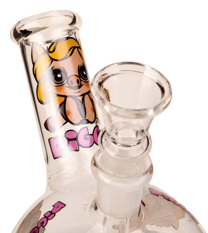 bubbler verre cochon