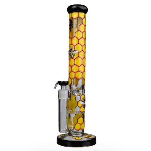 BANG GRACE GLASS ABEILLE 42CM - Accessoires Fumeur 420 | Professionnels de Bangs, Pipe a Eau et CBD