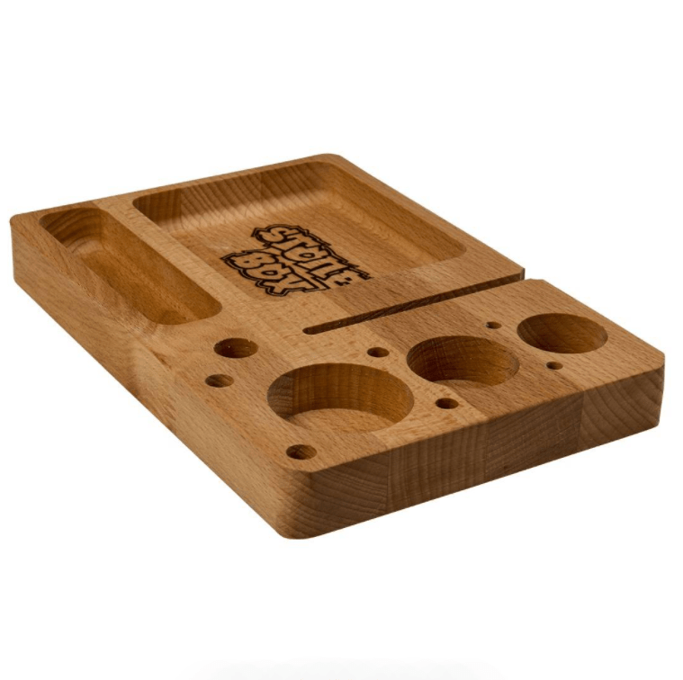 box plateau chanvre bois 