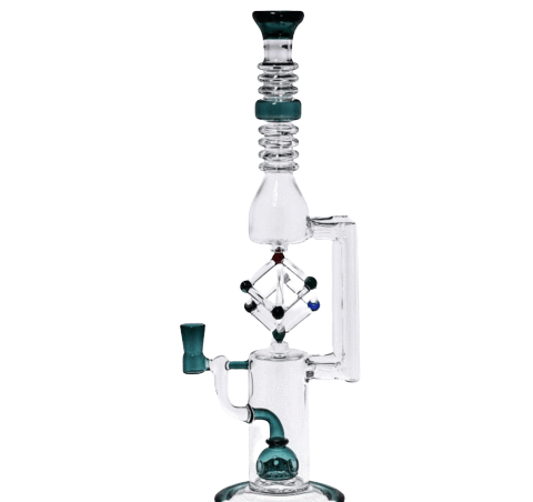 bang en verre cube spinner