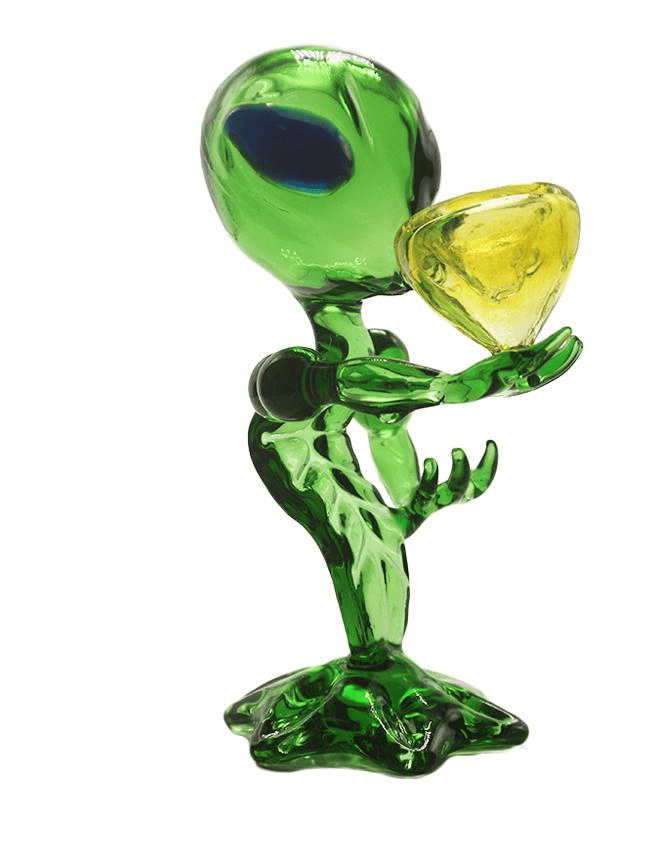 PIPE ALIEN EN VERRE - Accessoires Fumeur 420 | Professionnels de Bangs, Pipe a Eau et CBD