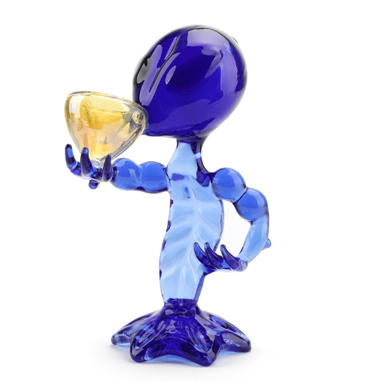 PIPE ALIEN EN VERRE - Accessoires Fumeur 420 | Professionnels de Bangs, Pipe a Eau et CBD