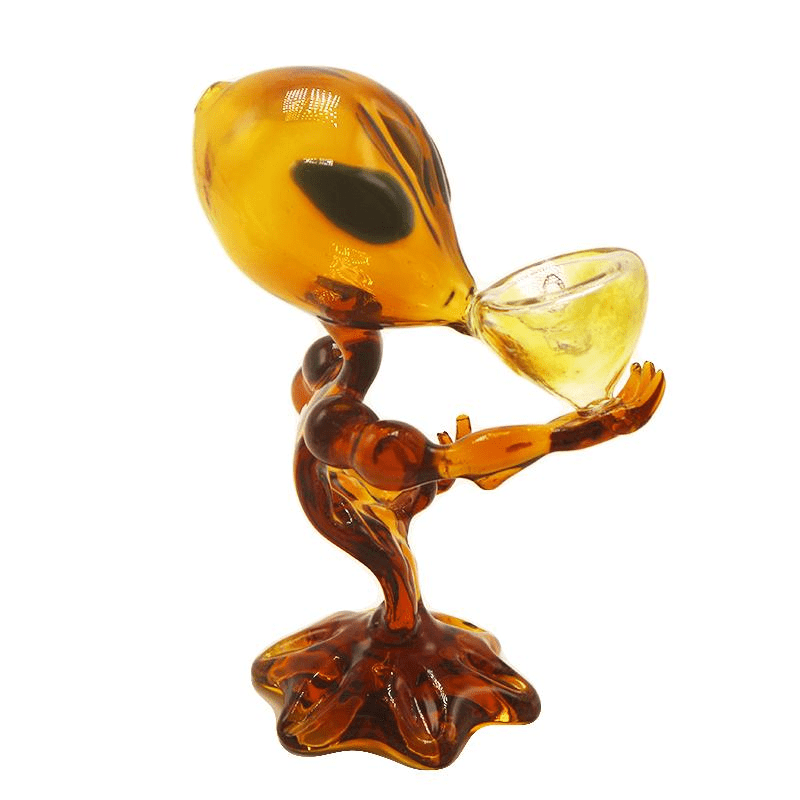 PIPE ALIEN EN VERRE - Accessoires Fumeur 420 | Professionnels de Bangs, Pipe a Eau et CBD