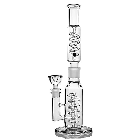 BANG EN VERRE DÉMONTABLE COLONNE D'EAU 33 CM - Accessoires Fumeur 420 | Professionnels de Bangs, Pipe a Eau et CBD