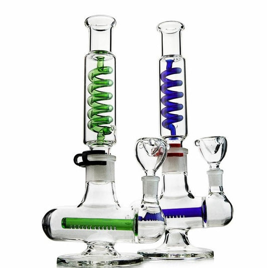 PETIT BANG EN VERRE DÉMONTABLE 28 CM - Accessoires Fumeur 420 | Professionnels de Bangs, Pipe a Eau et CBD