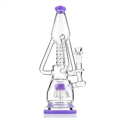 BANG EN VERRE FUSEE 35 CM - Accessoires Fumeur 420 | Professionnels de Bangs, Pipe a Eau et CBD