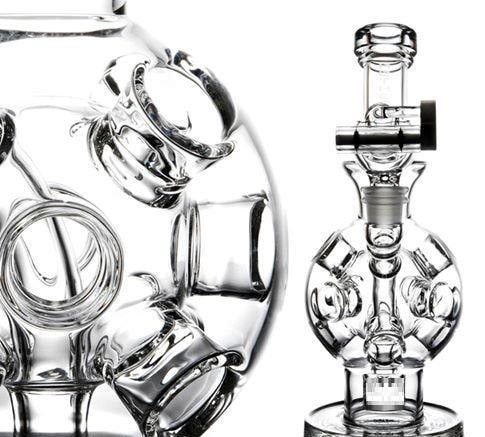 BANG EN VERRE L'OEUF TROUE 24 CM - Accessoires Fumeur 420 | Professionnels de Bangs, Pipe a Eau et CBD