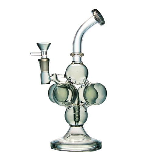 BANG EN VERRE MOLÉCULE 26 CM - Accessoires Fumeur 420 | Professionnels de Bangs, Pipe a Eau et CBD