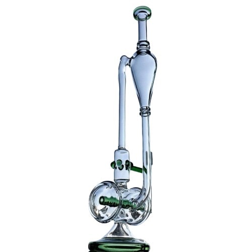 RIG EN VERRE CHIMIE 35 CM - Accessoires Fumeur 420 | Professionnels de Bangs, Pipe a Eau et CBD