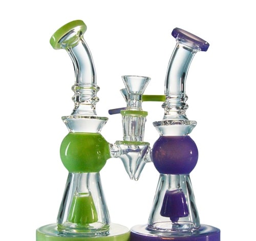 BANG EN VERRE BUBBLE 19 CM - Accessoires Fumeur 420 | Professionnels de Bangs, Pipe a Eau et CBD