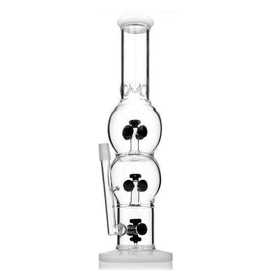 BANG EN VERRE HELICES DE FLEURS 40CM - Accessoires Fumeur 420 | Professionnels de Bangs, Pipe a Eau et CBD