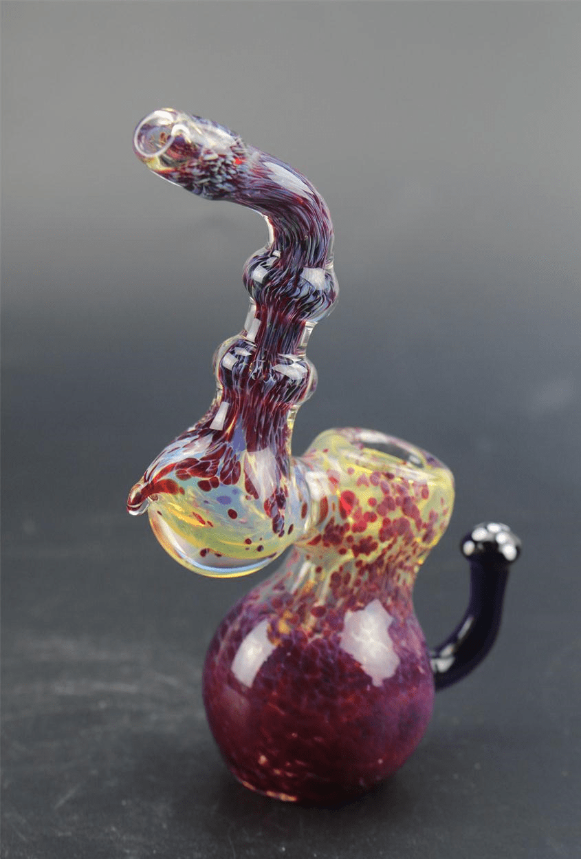 BUBBLER EN VERRE AUBERGINE - Accessoires Fumeur 420 | Professionnels de Bangs, Pipe a Eau et CBD