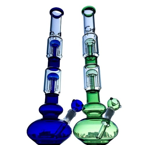 BANG EN VERRE COLOR 42 CM - Accessoires Fumeur 420 | Professionnels de Bangs, Pipe a Eau et CBD