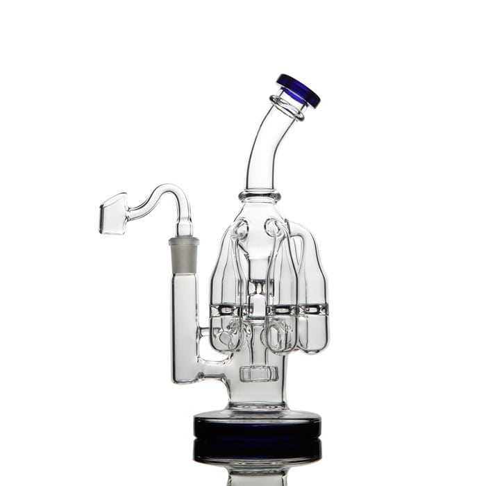 RIG EN VERRE CHANDELIER 24 CM - Accessoires Fumeur 420 | Professionnels de Bangs, Pipe a Eau et CBD