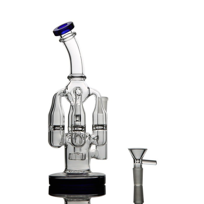 RIG EN VERRE CHANDELIER 24 CM - Accessoires Fumeur 420 | Professionnels de Bangs, Pipe a Eau et CBD