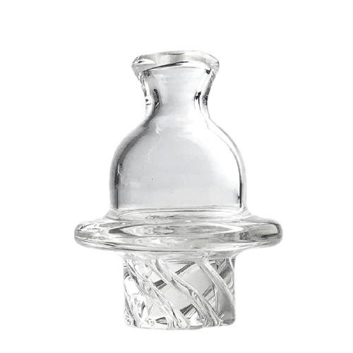 carb cap en verre transparent