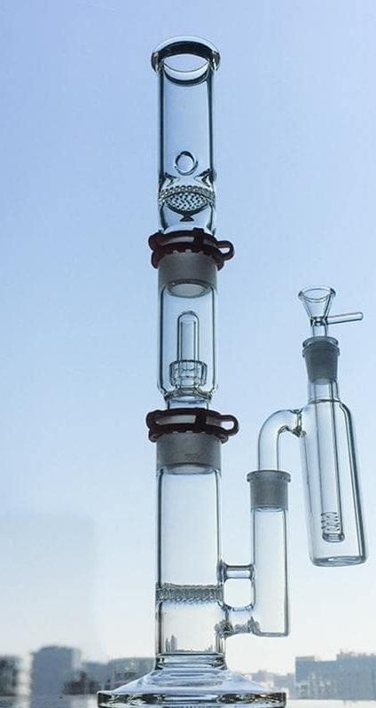 BANG EN VERRE DEMONTABLE SUR-MESURE 48 CM - Accessoires Fumeur 420 | Professionnels de Bangs, Pipe a Eau et CBD