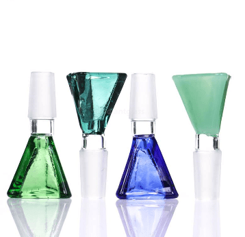 DOUILLES EN VERRE TRIANGLE (x3) - Accessoires Fumeur 420 | Professionnels de Bangs, Pipe a Eau et CBD