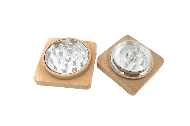 grinder en bois carré