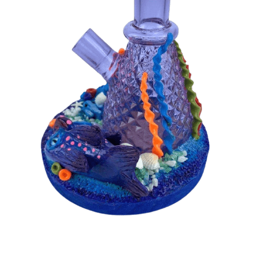 bang verre fumer herbe eau 