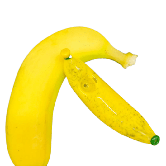 PIPE EN VERRE BANANA - Accessoires Fumeur 420 | Professionnels de Bangs, Pipe a Eau et CBD