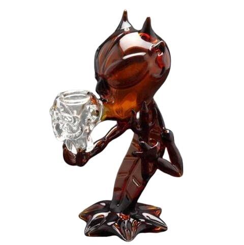 PIPE EN VERRE DEMON - Accessoires Fumeur 420 | Professionnels de Bangs, Pipe a Eau et CBD