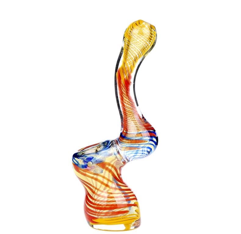 BUBBLER EN VERRE POKER MULTICOLORE - Accessoires Fumeur 420 | Professionnels de Bangs, Pipe a Eau et CBD