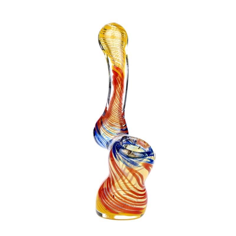 BUBBLER EN VERRE POKER MULTICOLORE - Accessoires Fumeur 420 | Professionnels de Bangs, Pipe a Eau et CBD