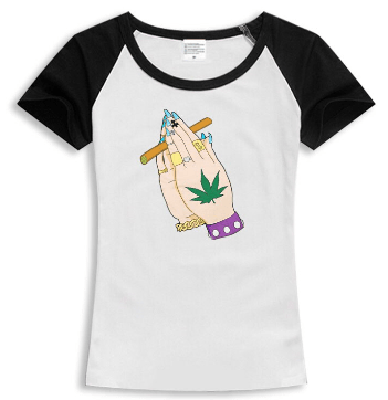 T-SHIRT PRAY WEED - Accessoires Fumeur 420 | Professionnels de Bangs, Pipe a Eau et CBD