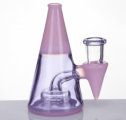 RIG EN VERRE TRIANGLE ROSE - Accessoires Fumeur 420 | Professionnels de Bangs, Pipe a Eau et CBD